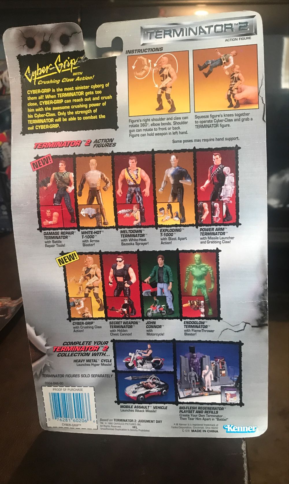 Terminator 2 Cyber-Grip  action figure collectible - Main Image 2