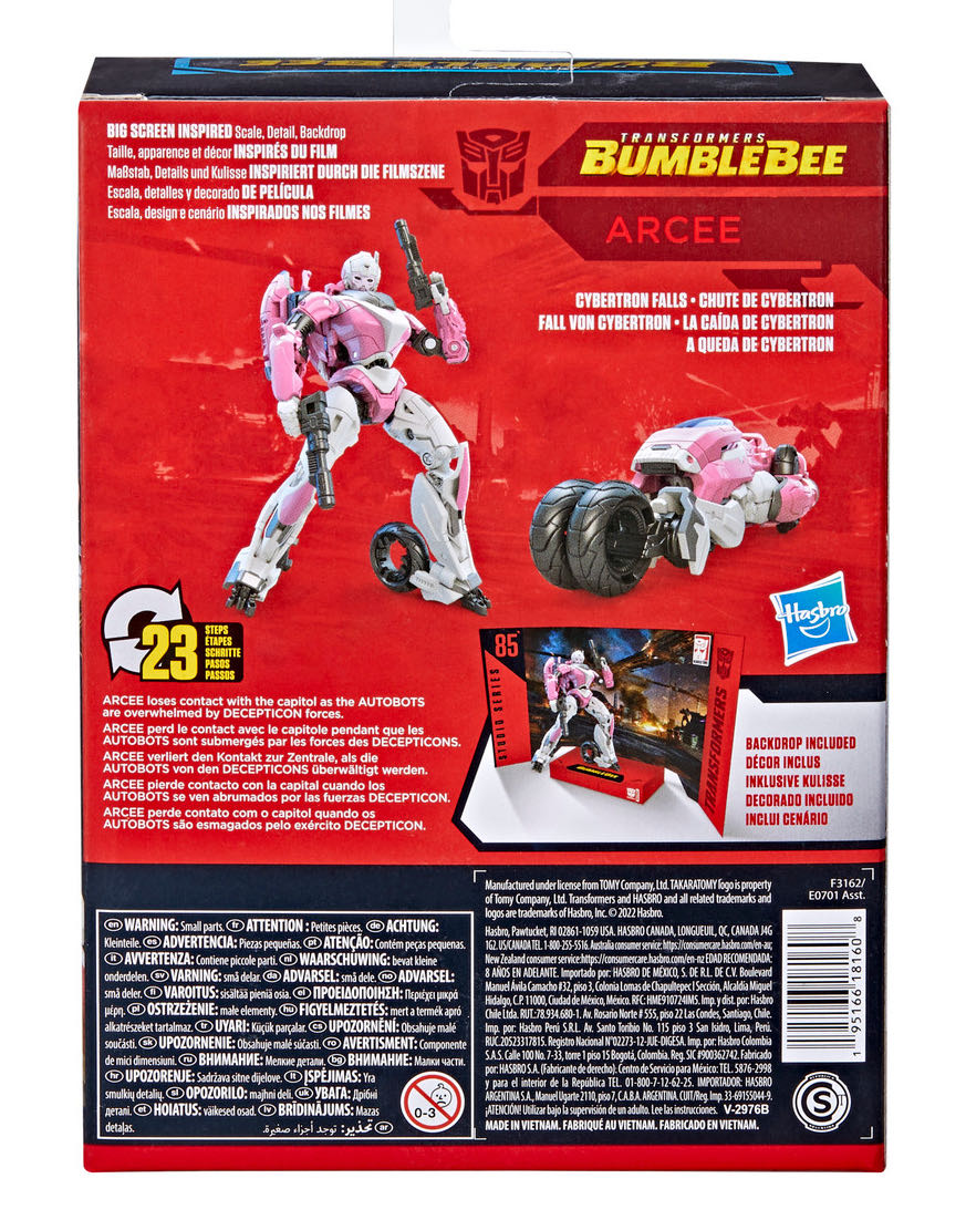 Transformers Studio Series 85 Arcee Bumblebee Movie - Hasbro / Takara Tomy (Studio Series) action figure collectible [Barcode 195166181608] - Main Image 4