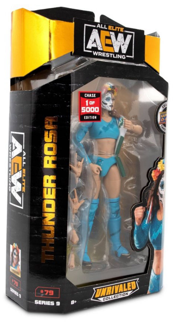 Thunder Rosa - Jazwares (AEW Unrivaled Collection) action figure collectible [Barcode 191726430926] - Main Image 2