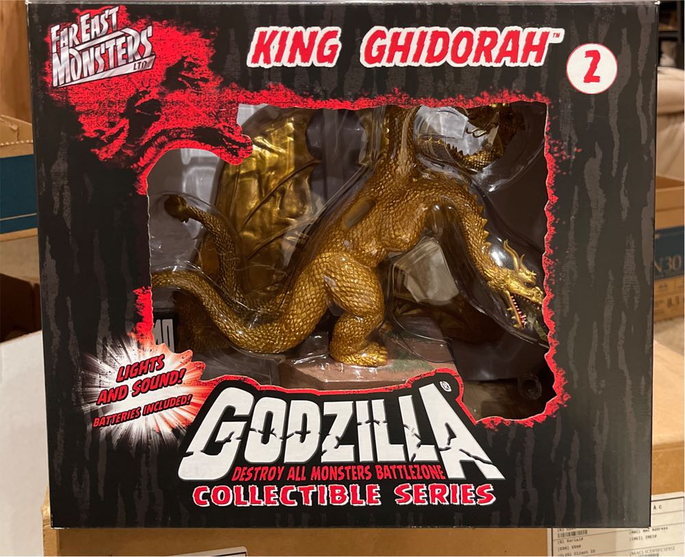 King Ghidorah Far East Monsters Godzilla Lights & Sound ...  action figure collectible [Barcode 895263001259] - Main Image 1