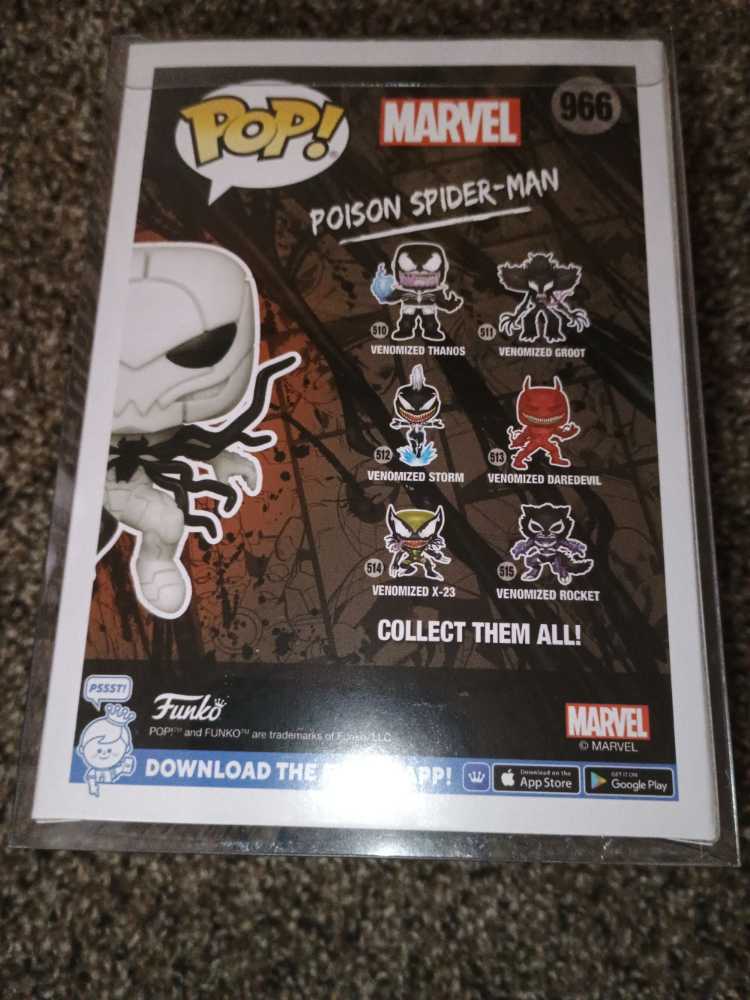 Spider-man #966 Venom - Funko (Venom) action figure collectible [Barcode 889698607094] - Main Image 2