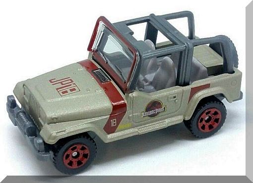 93 Jeep Wrangler #18 - Matchbox / Mattel (Jurassic World Vehiculos) action figure collectible [Barcode 887961583823] - Main Image 4