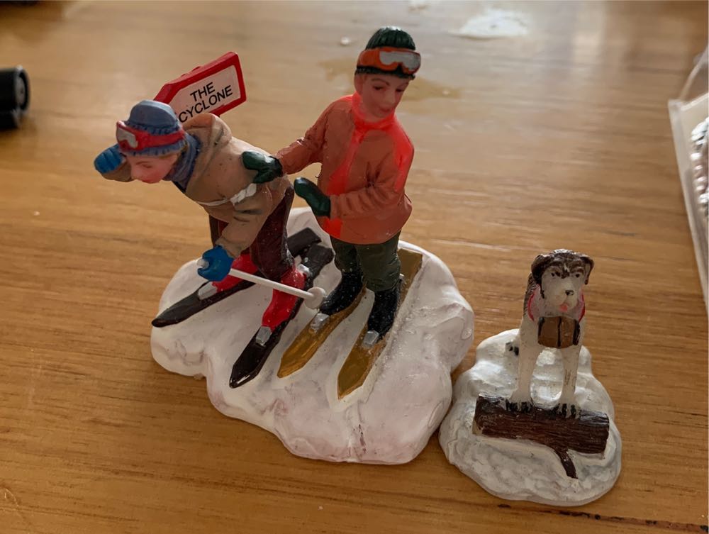 St Bernard And A Brothers Mischief - Lemax (Figurine) action figure collectible - Main Image 1