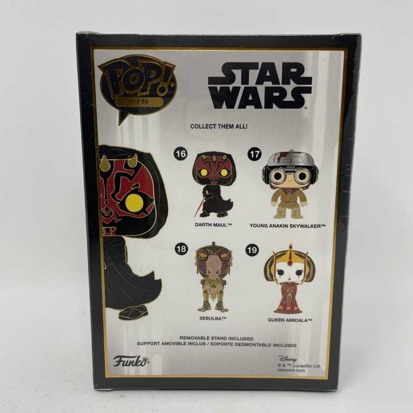 #16 Darth Maul  (Funko Pop Pins) action figure collectible [Barcode 671803385924] - Main Image 4