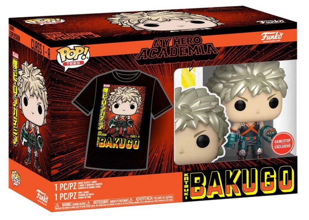 Katsuki Bakugo (My Hero Academia) 249 T-shirt/ Game Stop Exclusive  action figure collectible [Barcode 11429753] - Main Image 3