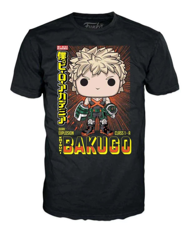 Katsuki Bakugo (My Hero Academia) 249 T-shirt/ Game Stop Exclusive  action figure collectible [Barcode 11429753] - Main Image 4
