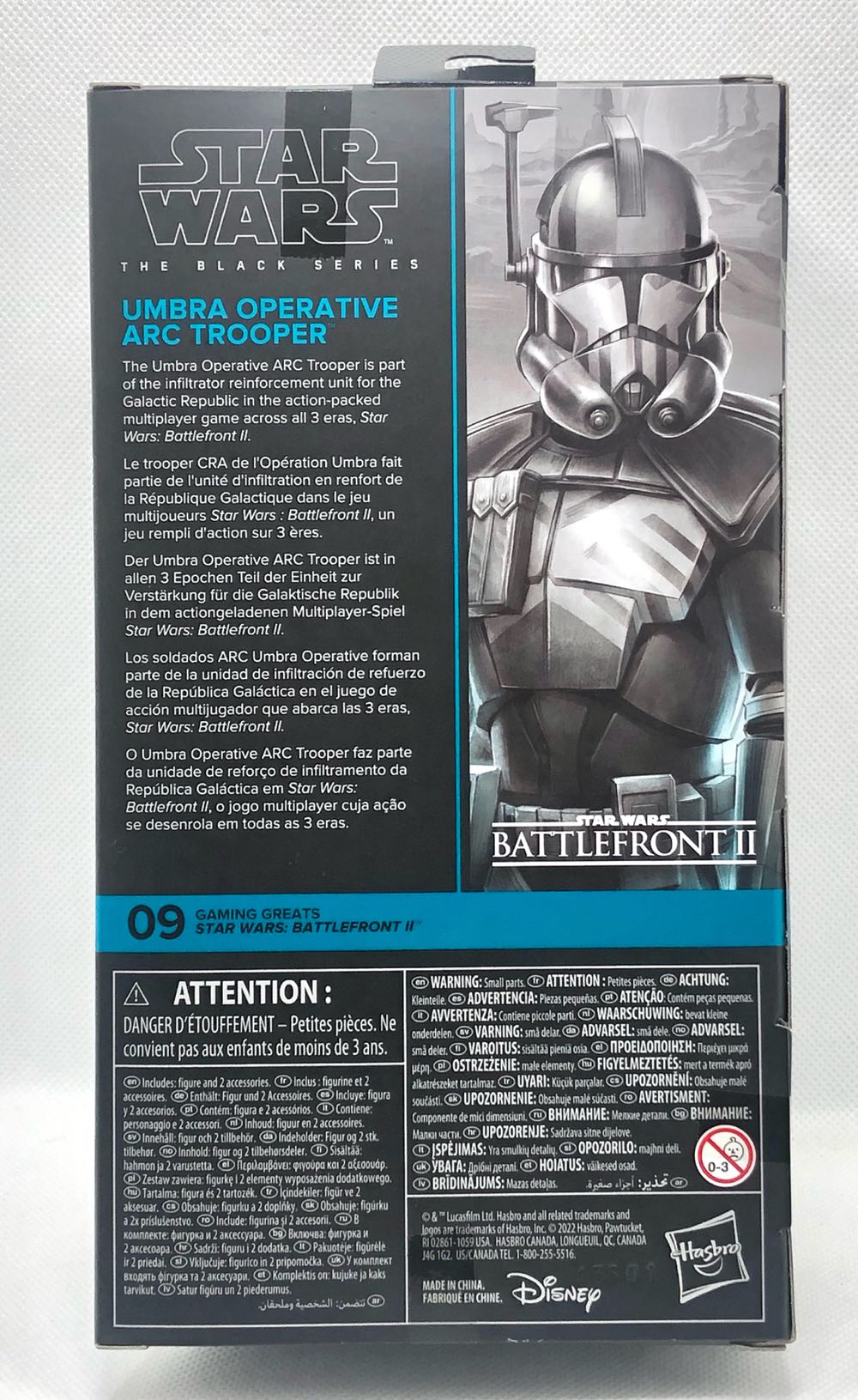 ARC Trooper (Umbra Operative)  - Hasbro (Star Wars Black 6”) (Star Wars) action figure collectible - Main Image 2