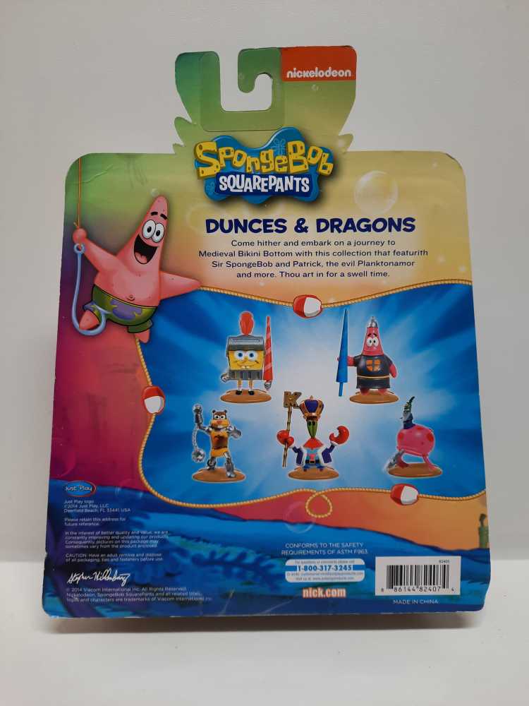 Dunces Dragons (Error Hall Of Fame Misprint)  (Spongebob Squarepants: Figurines) action figure collectible [Barcode 886144824074] - Main Image 2