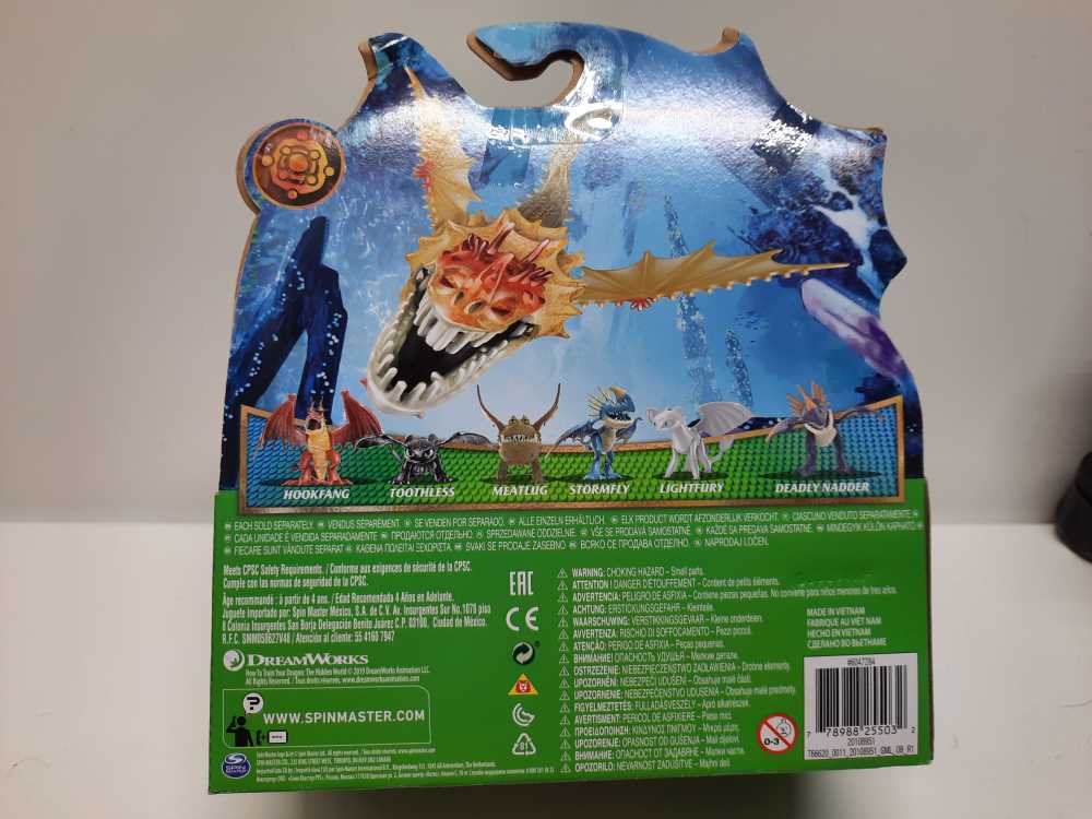 Screaming Death  (How to Train Your Dragon: 3”) action figure collectible [Barcode 778988255032] - Main Image 2