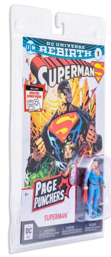 Superman (Rebirth) - McFarlane Toys / DC Direct (DC Direct - DC Page Punchers (3 Inch)) action figure collectible [Barcode 787926158434] - Main Image 3