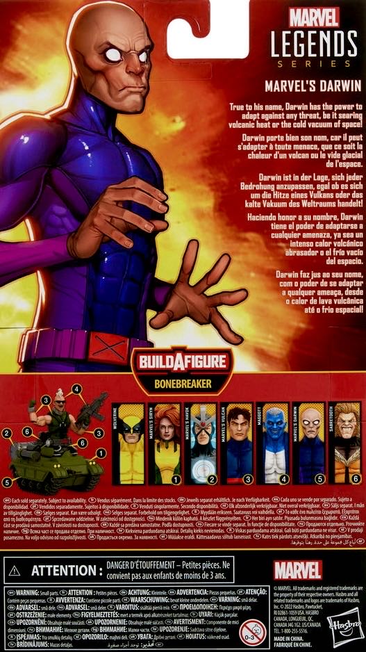 Darwin - Hasbro (Marvel Legends) action figure collectible [Barcode 5010993941025] - Main Image 2