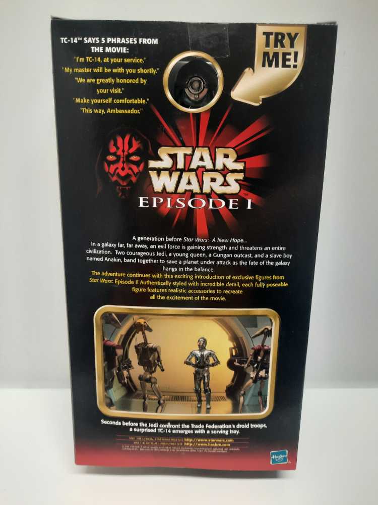12” Electronic TC-14  - Hasbro (1999-2000 Episode I) action figure collectible [Barcode 076930262931] - Main Image 2