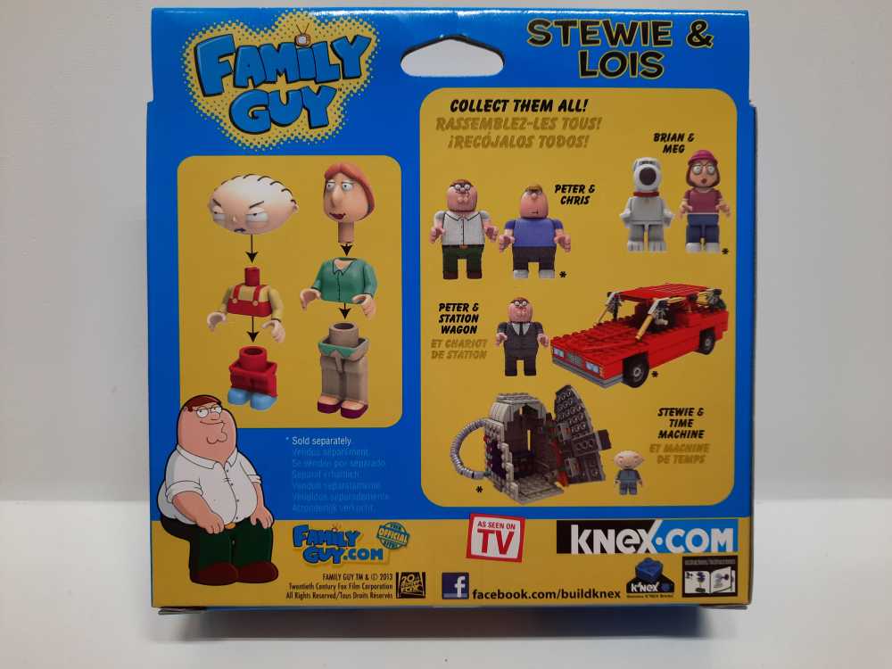 Stewie & Lois  (K’Nex: Family Guy) action figure collectible [Barcode 744476440426] - Main Image 2