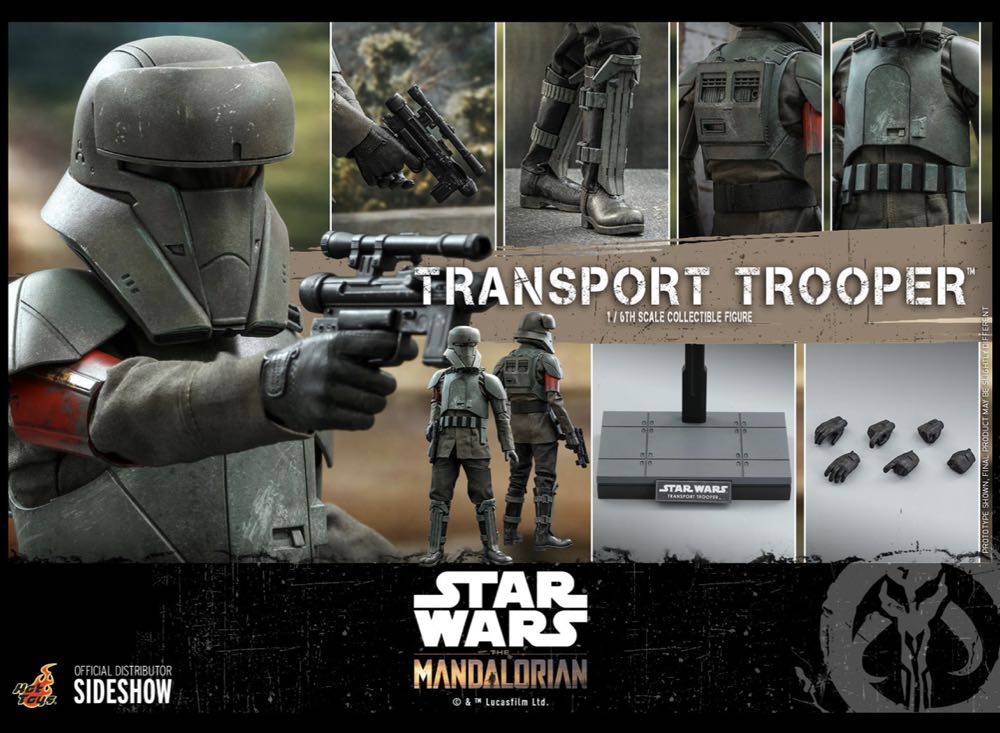 Transport Trooper - Hot Toys / Sideshow (Star Wars: The Mandalorian) action figure collectible - Main Image 2