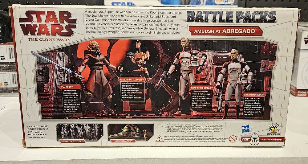 Battle Pack Legacy Collection Ambush At Abregado The Clone Wars - Hasbro (The Legacy Collection - Battle Packs) action figure collectible [Barcode 653569442707] - Main Image 2