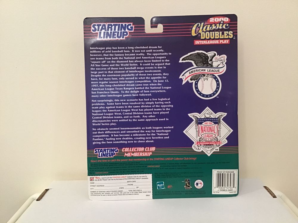 Jim Thome / Sean Casey - Kenner (Classic Doubles) action figure collectible - Main Image 2