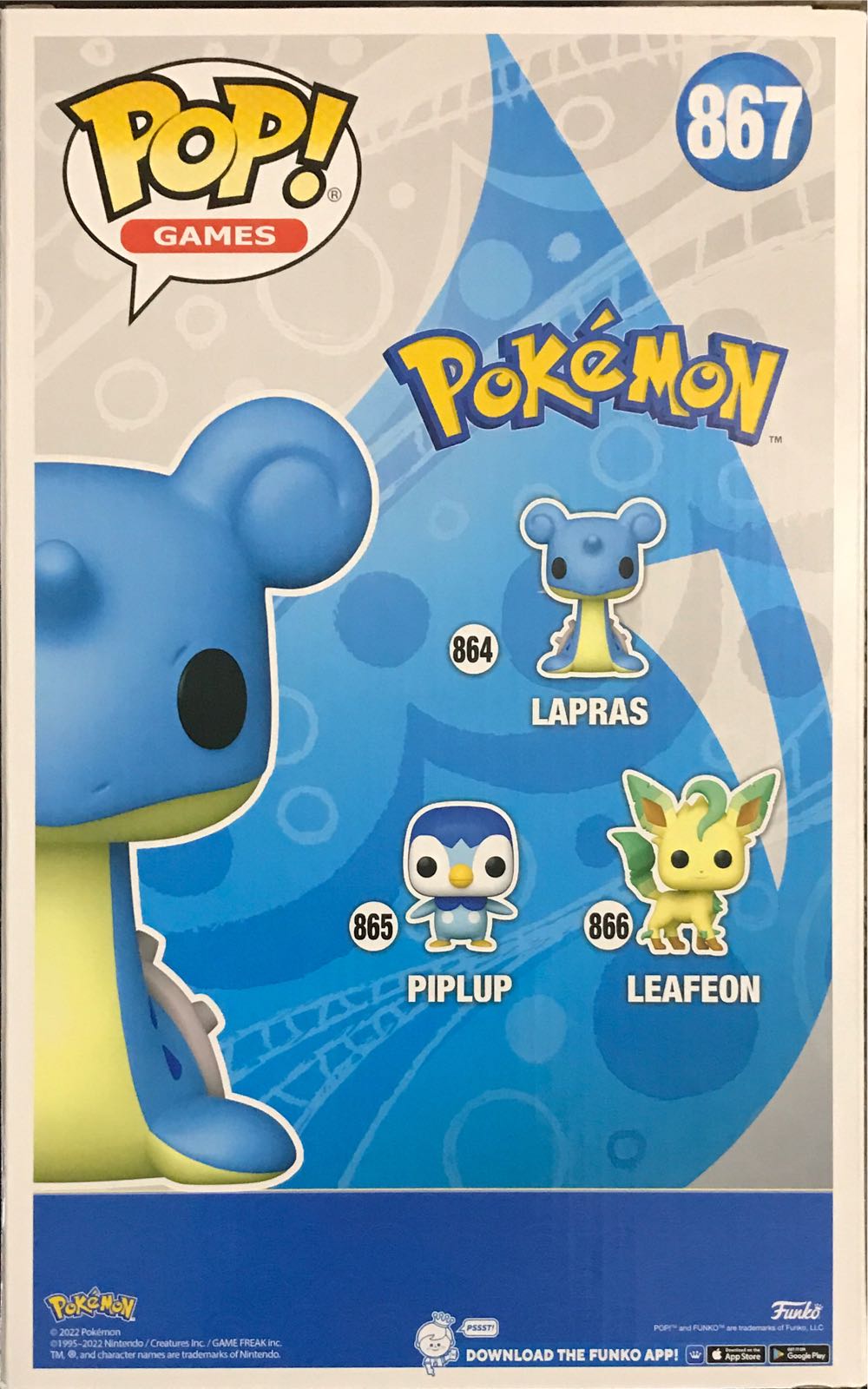 Pokemon: Jumbo Lapras Target Exclusive #867  action figure collectible [Barcode 889698627122] - Main Image 3