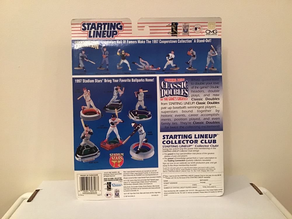 Hank Aaron / Jackie Robinson - Kenner (Classic Doubles) action figure collectible - Main Image 2