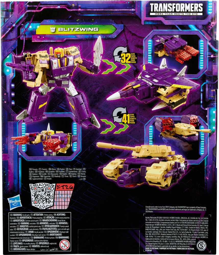 Transformers Legacy: Blitzwing - Hasbro/Takara (Tranaformers: Legacy) action figure collectible [Barcode 5010993934294] - Main Image 2