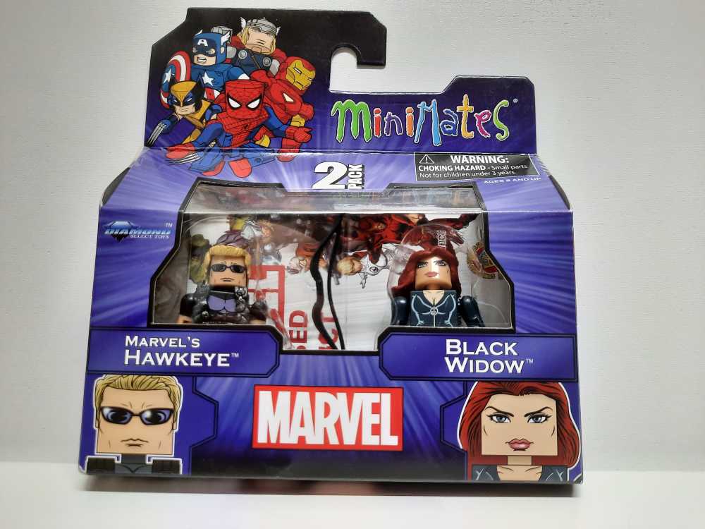 Hawkeye & Black Widow  (MiniMates) action figure collectible [Barcode 699788726648] - Main Image 1