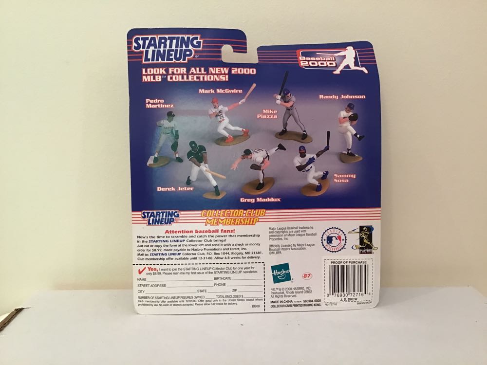 J.D. Drew - Kenner action figure collectible - Main Image 2