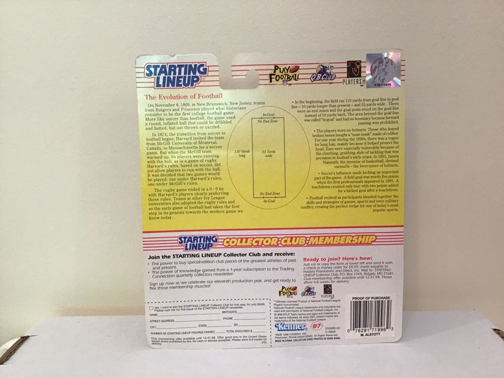 Mike Alstott - Kenner action figure collectible - Main Image 2