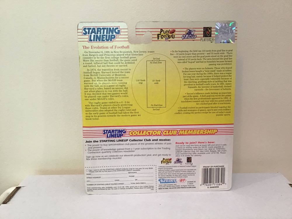 Deion Sanders - Kenner action figure collectible - Main Image 2