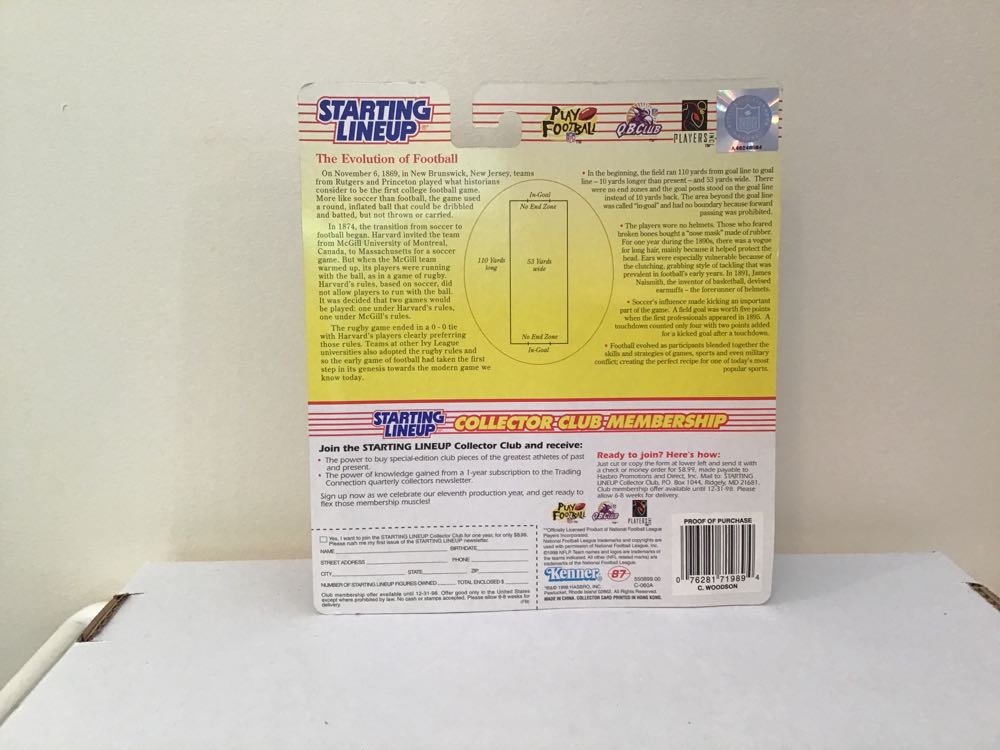 Charles Woodson - Kenner action figure collectible - Main Image 2