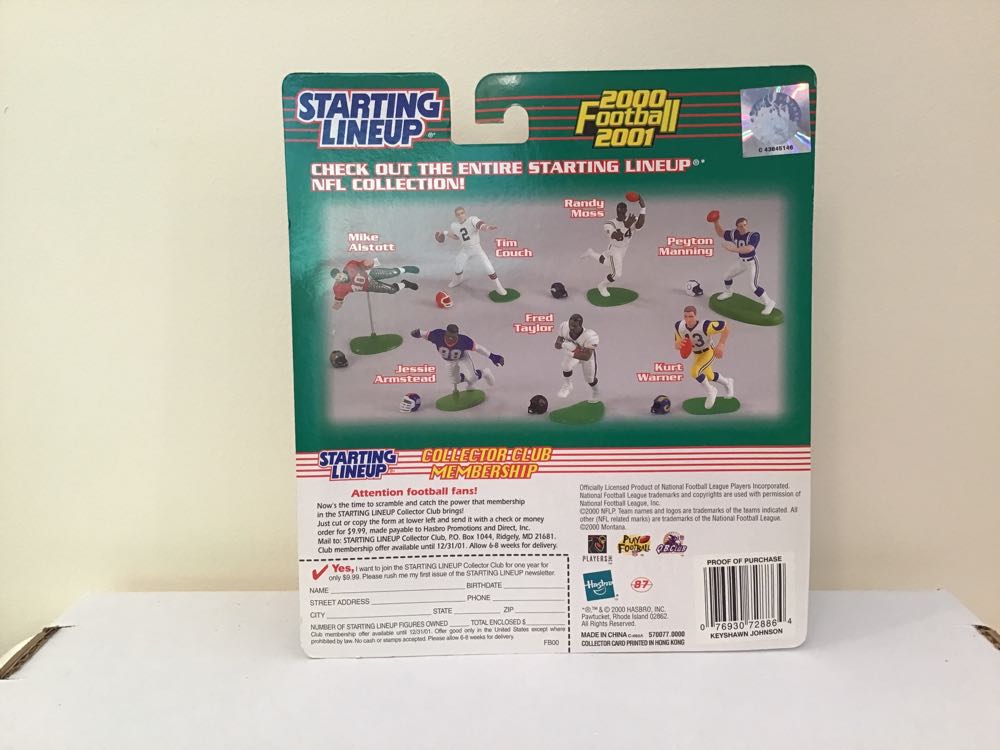 Keyshawn Johnson - Kenner action figure collectible - Main Image 2