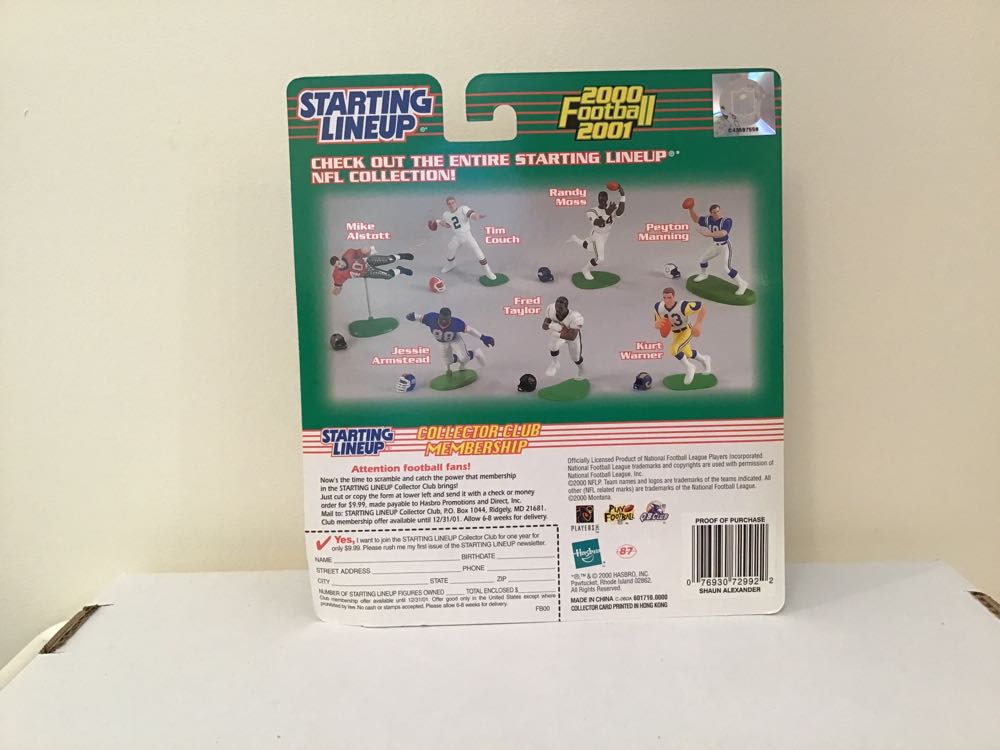 Shaun Alexander - Kenner action figure collectible - Main Image 2