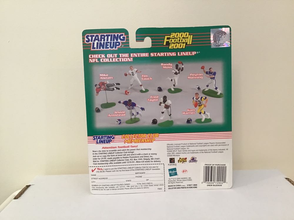 Drew Bledsoe - Kenner action figure collectible - Main Image 2