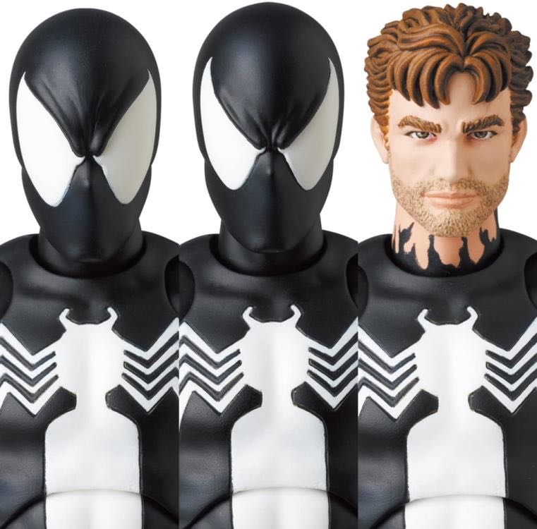 Spider-Man (Black Costume Comic Ver.) - MAFEX No.168 - Medicom Toy - MAFEX (MAFEX - Marvel) action figure collectible - Main Image 3