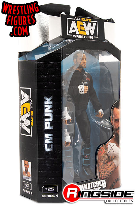 CM Punk - Jazwares LLC (AEW Unrivaled) action figure collectible [Barcode 191726431275] - Main Image 2