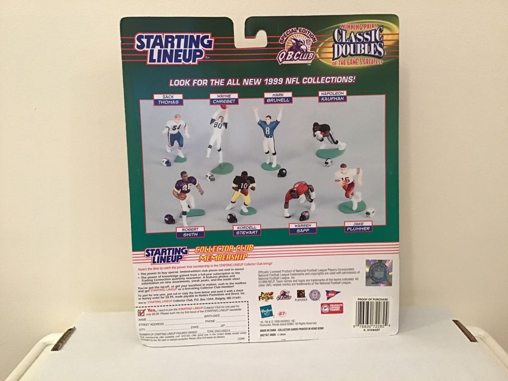 Kordell Stewart / Kordell Stewart - Kenner (Classic Doubles) action figure collectible - Main Image 2