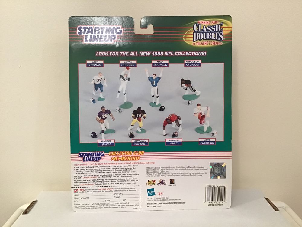 Anthony Munoz / Boomer Esiason - Kenner (Classic Doubles) action figure collectible - Main Image 2