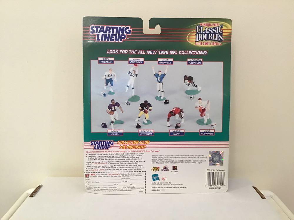 Cris Carter / Randy Moss - Kenner (Classic Doubles) action figure collectible - Main Image 2