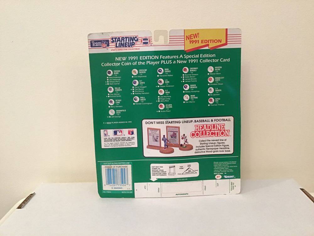 Dan Marino - Kenner action figure collectible - Main Image 2