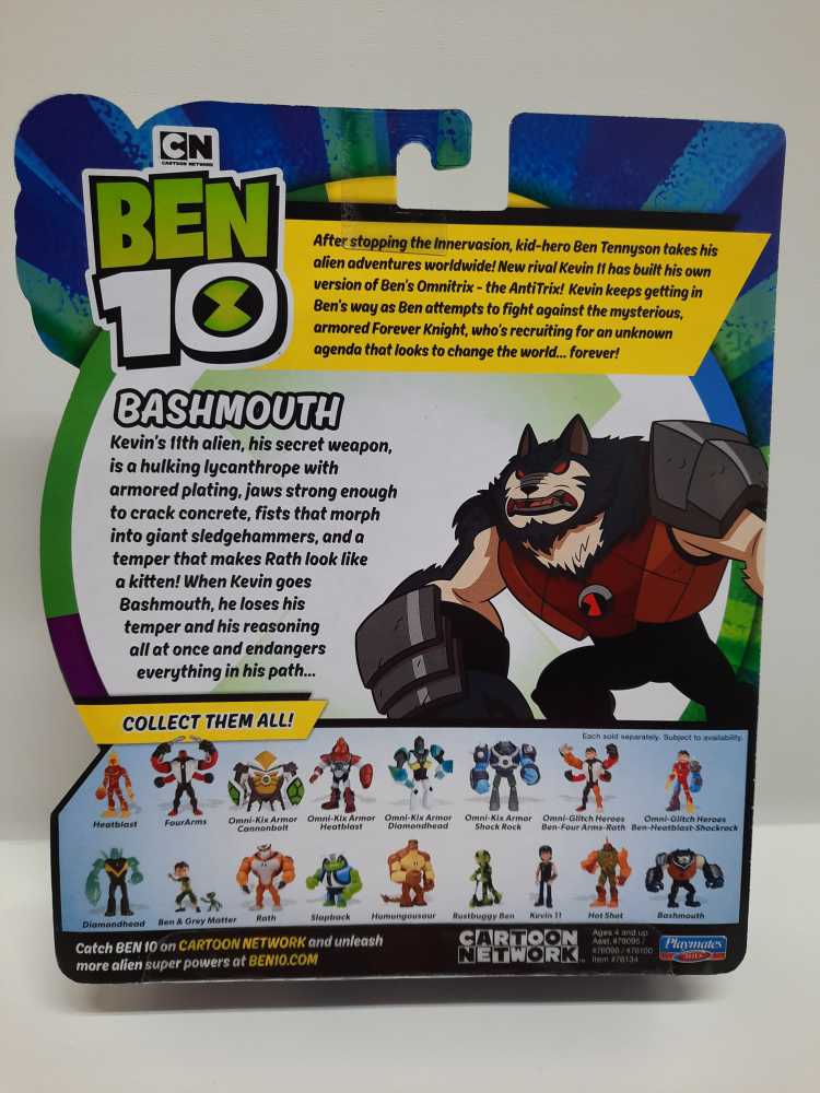 Bashmouth  (Ben 10: 2017: 5”) action figure collectible [Barcode 043377761341] - Main Image 2