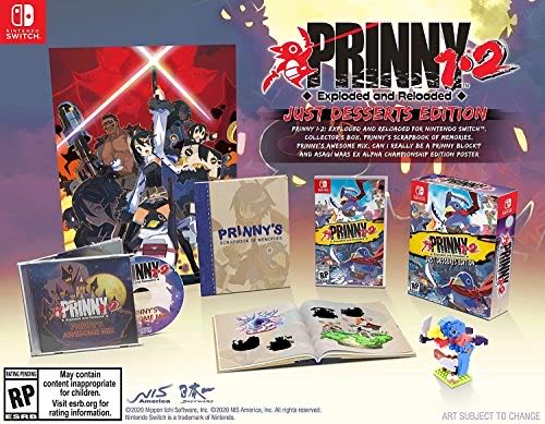 Prinny 12: Exploded And Reloaded Nintendo Switch Just Desserts Edition  action figure collectible [Barcode 810023035527] - Main Image 1