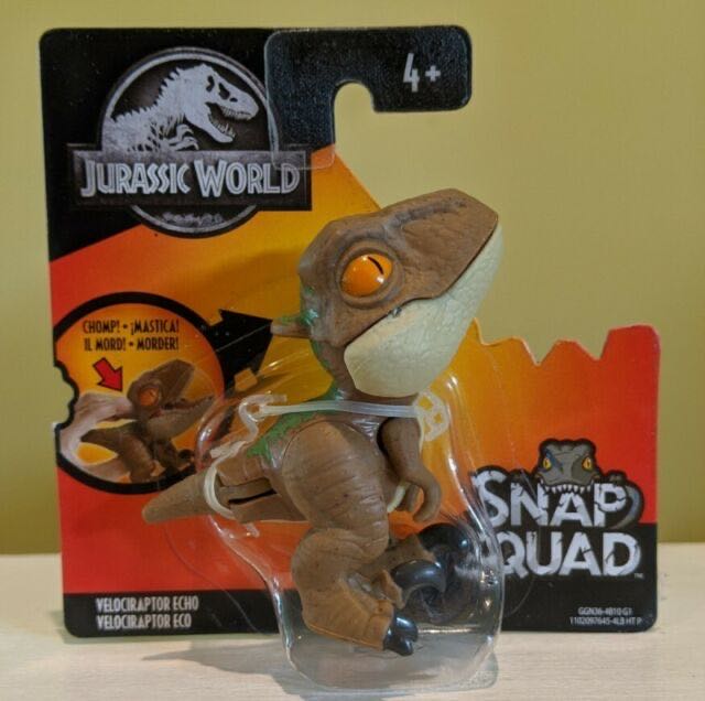 Velociraptor Echo - Jurassic World Camp Snap Squad - GGN28? - Mattel (Jurassic World: Snap Squad) action figure collectible [Barcode 887961783537] - Main Image 3