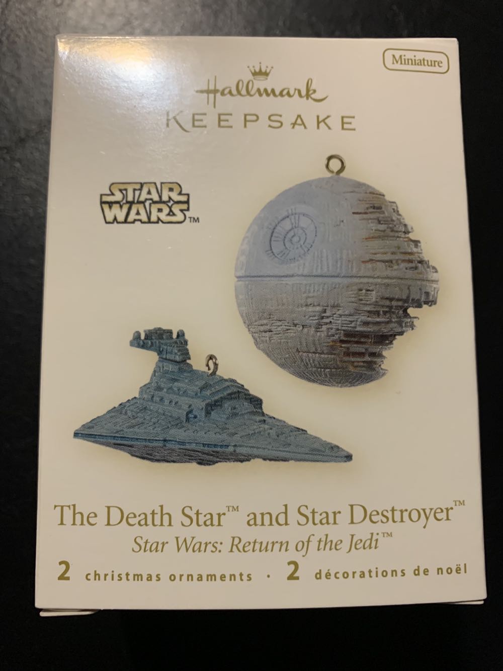 The Death Star and Star Destroyer - Star Wars: Return of the Jedi