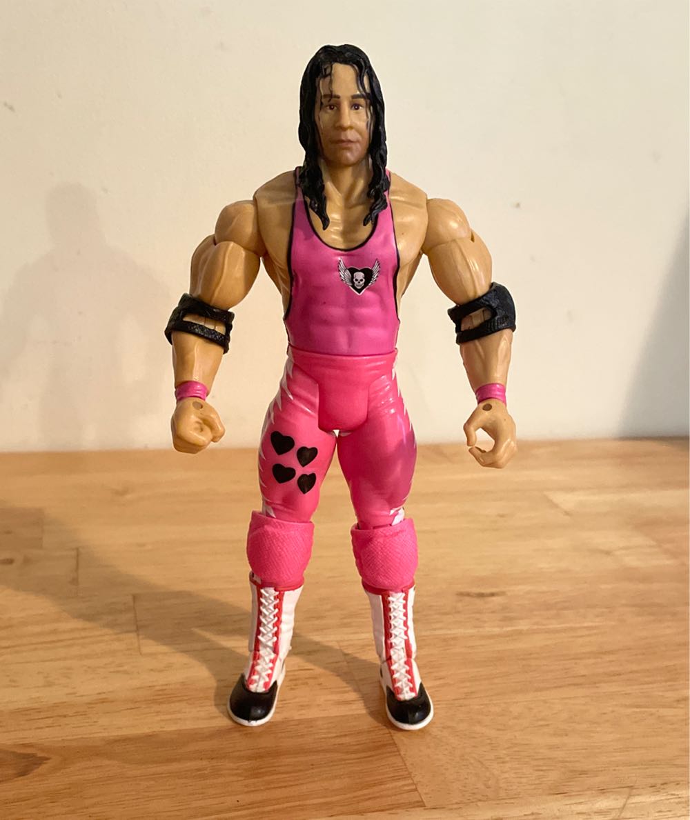 Bret “Hit Man” Hart - WWE Jakks Pacific Classic Superstars (WWE Jakks Pacific Classic Superstars Series 3) action figure collectible - Main Image 3