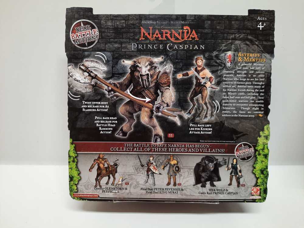 Faun Mentius & Minotaur Asterius  (Narnia: Prince Caspian: 3”) action figure collectible [Barcode 687203900414] - Main Image 2