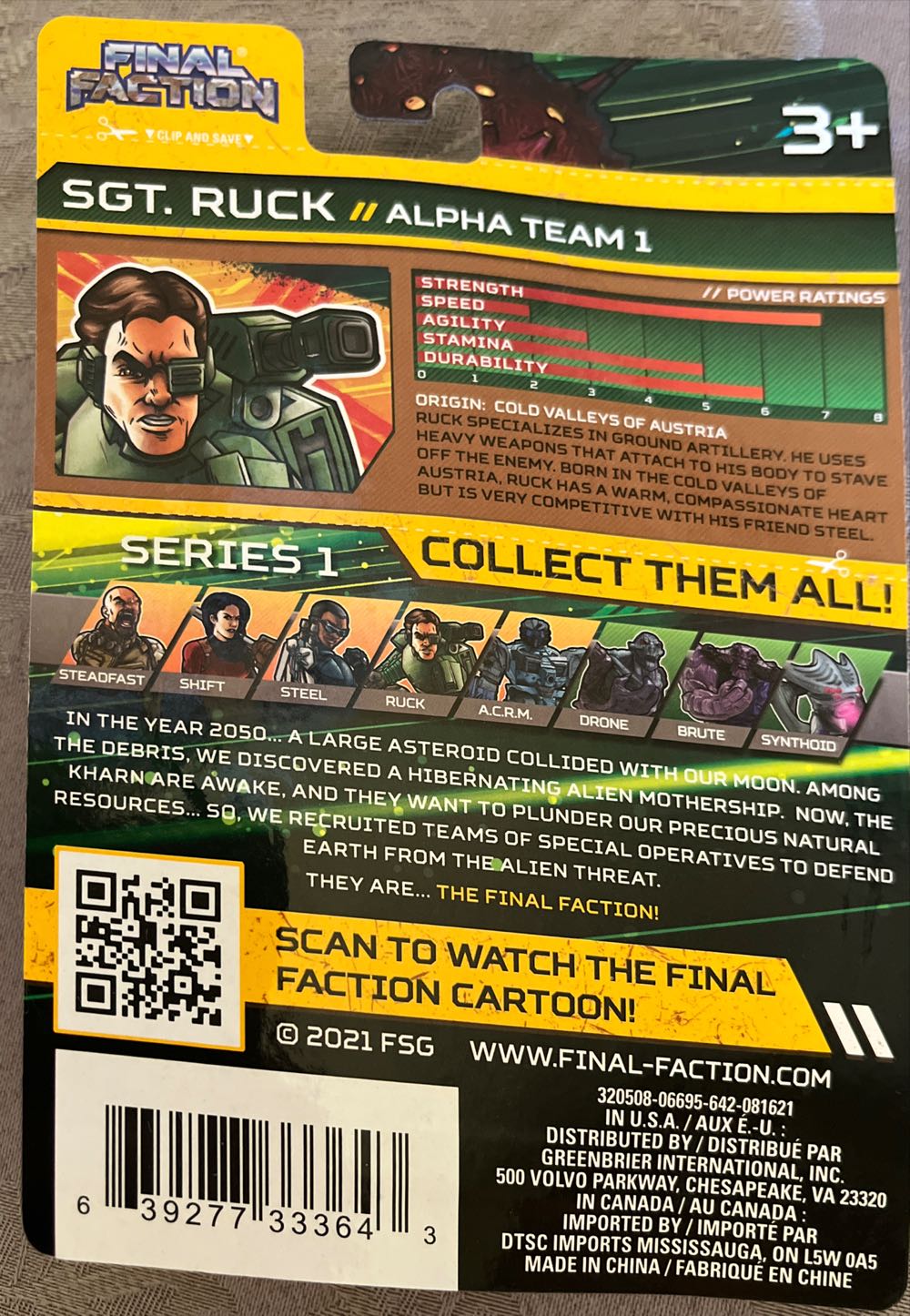 Sergeant Ruck  (Final Faction) action figure collectible - Main Image 2