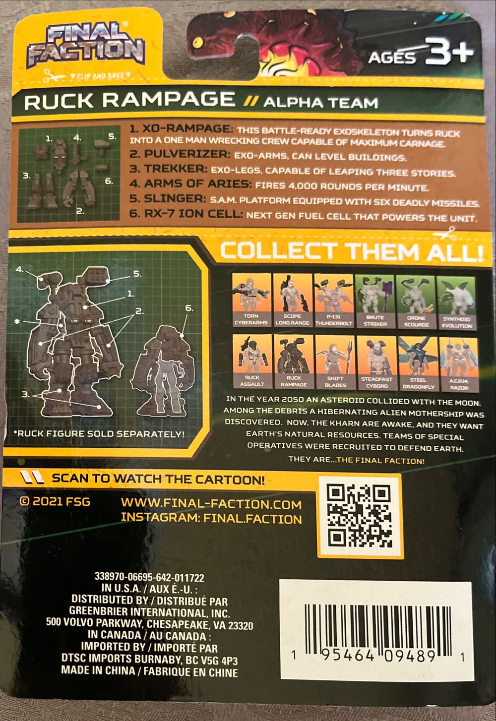 Ruck Rampage Gear  (Final Faction) action figure collectible - Main Image 2