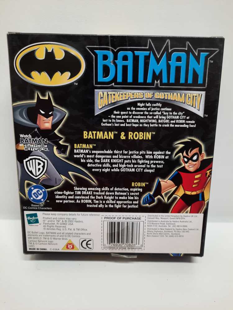 Batman & Robin (Gatekeepers Of Gotham City) - Hasbro (Batman) action figure collectible [Barcode 076930708286] - Main Image 2