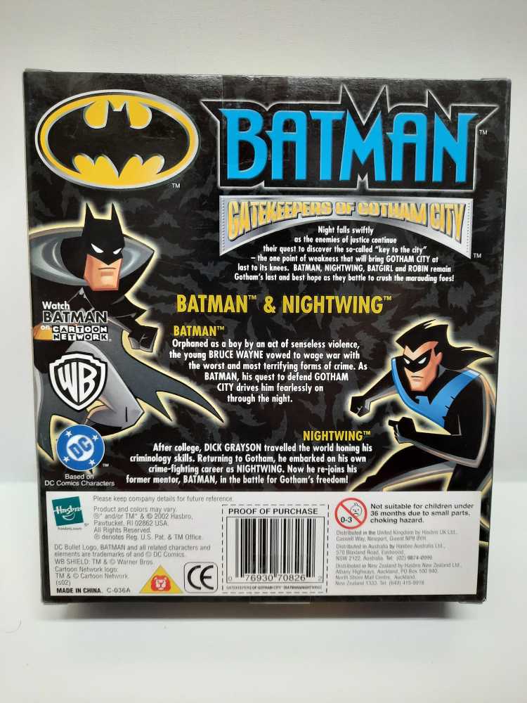 Batman & Nightwing (Gatekeepers Of Gotham City) - Hasbro (Batman) action figure collectible [Barcode 076930708262] - Main Image 2