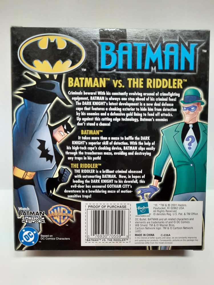 Batman Vs The Riddler (Walmart Exclusive) - Hasbro (Batman) action figure collectible [Barcode 076930705599] - Main Image 2