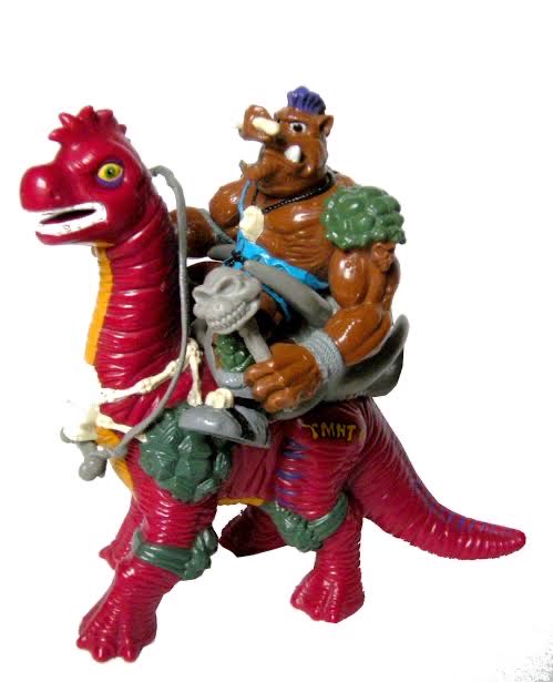 Cave Beast Bebop With Bodacious Brontosaurus - Playmates Toys (Teenage Mutant Ninja Turtles) action figure collectible - Main Image 3