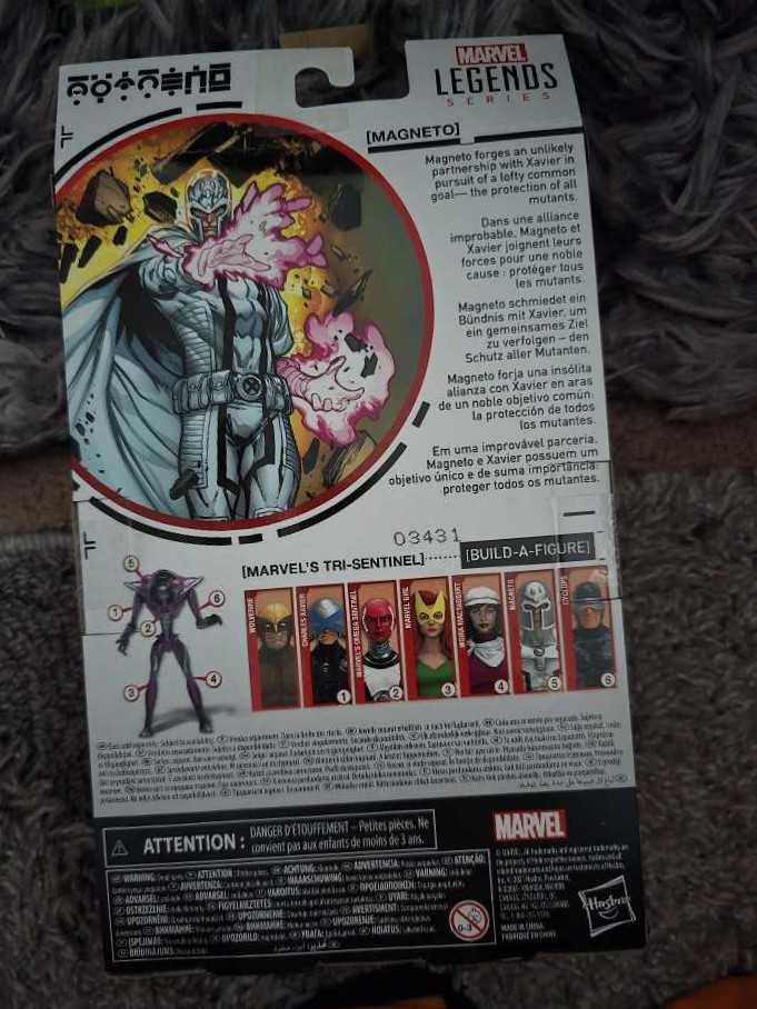 Sentinel- Magneto - Hasbro (Marvel Legends Tri-Sentinel BaF Wave Series) action figure collectible [Barcode 5010993790166] - Main Image 2